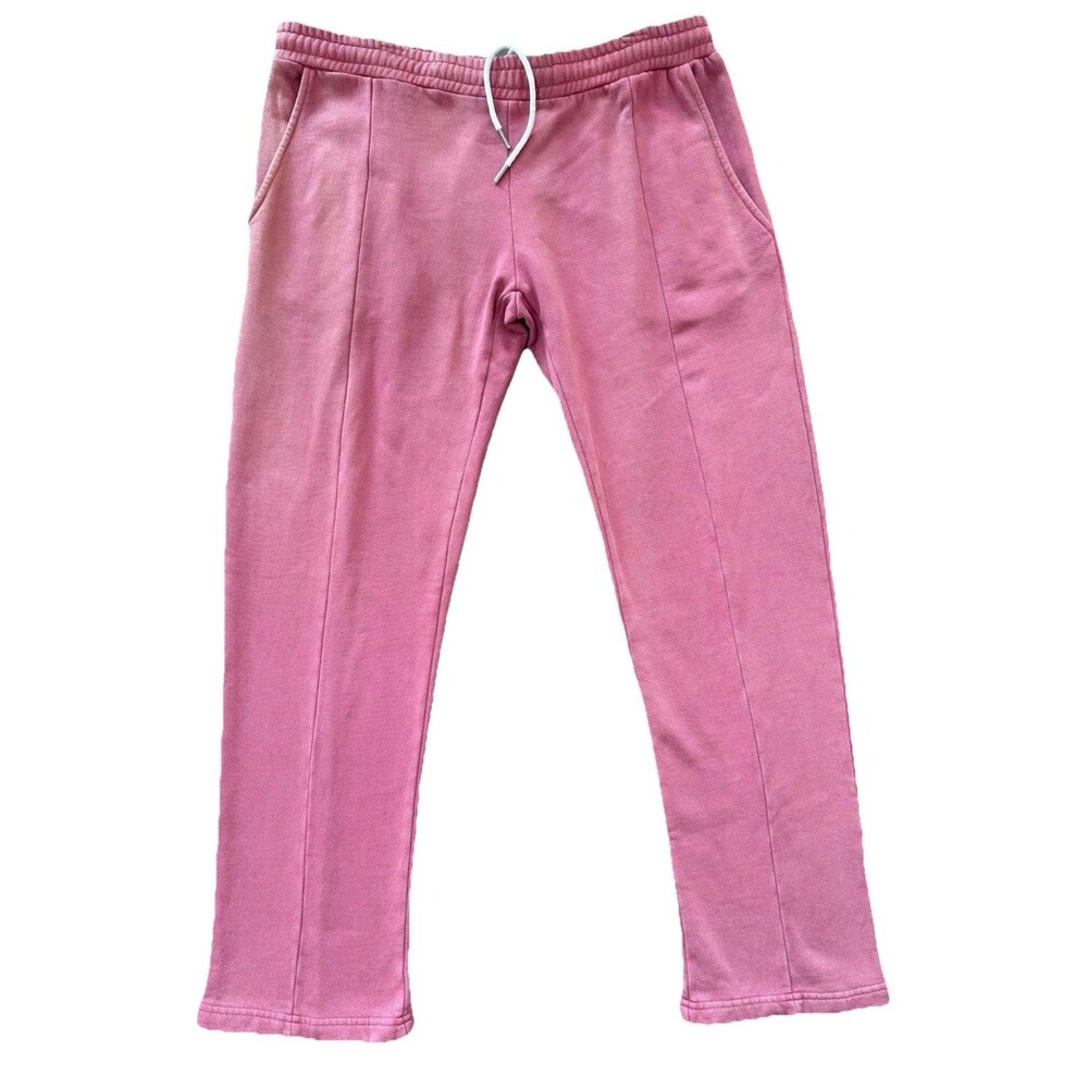 Strawberry Los Angeles Pink Sun Faded Sweatpants Men’s S Straight Leg Lounge